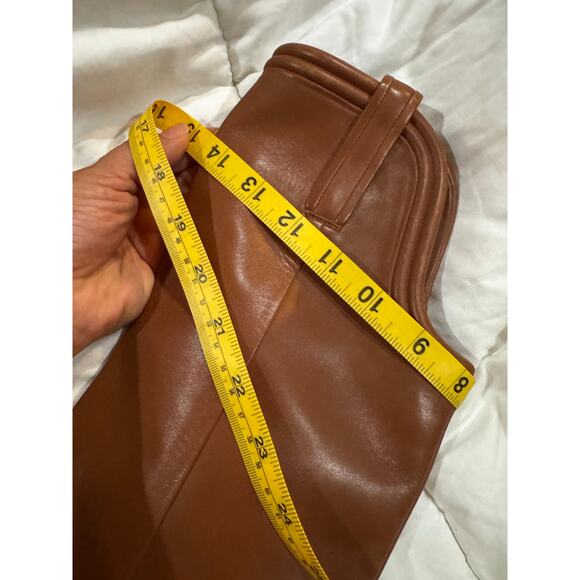 GUCCI  Brown Calfskin Lifford Over the Knee High Classic Boots in cocoa sz 35.5 - Picture 14 of 14